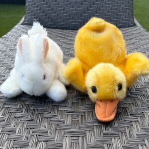 Easter Basket Duck and Rabbit puppets
